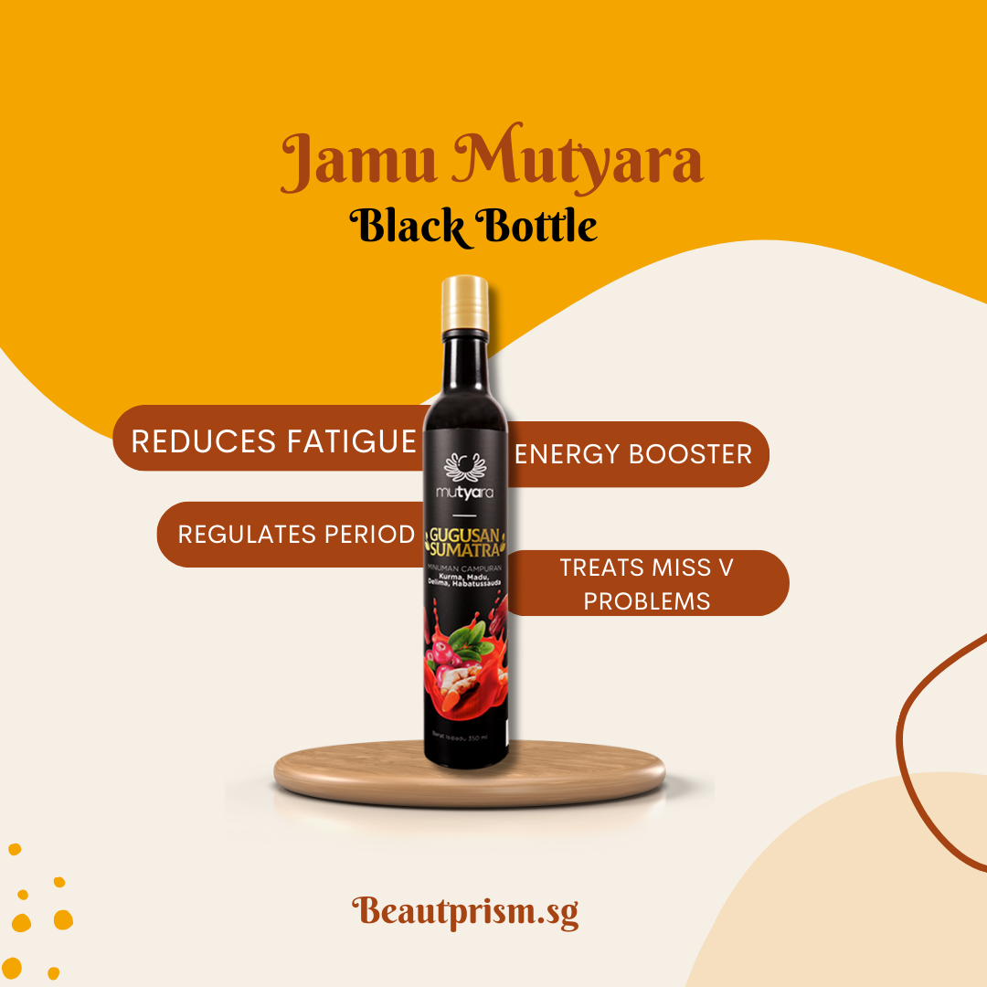 Jamu Mutyara Black Bottle - Mutyara