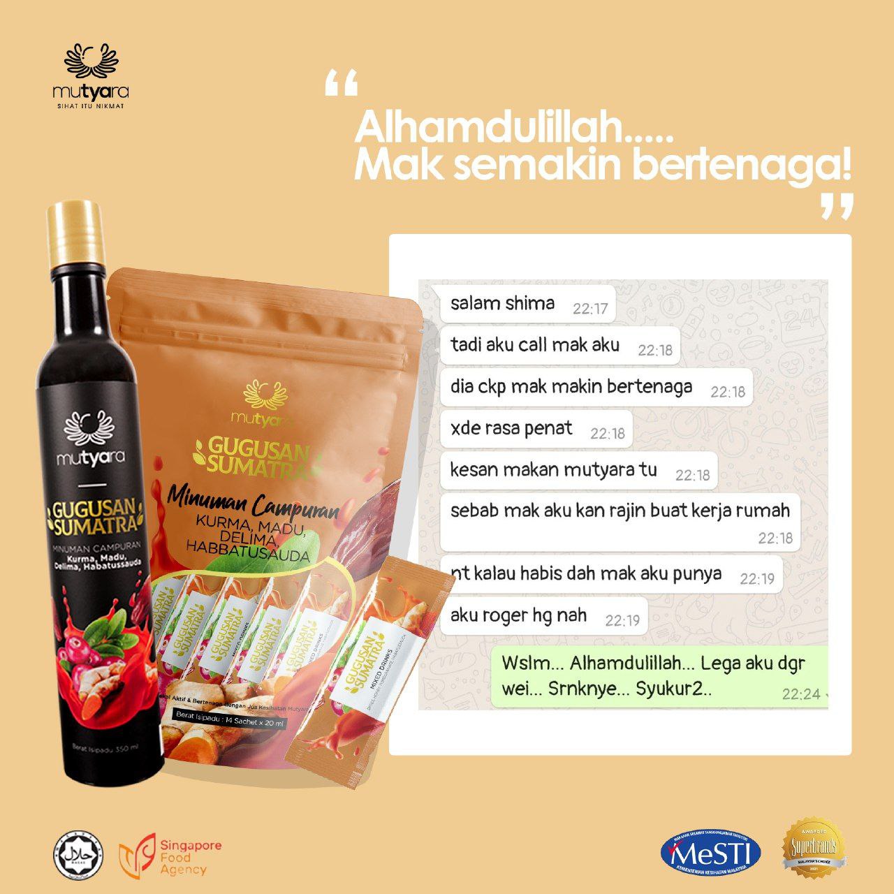 Jamu Mutyara Black Bottle - Mutyara