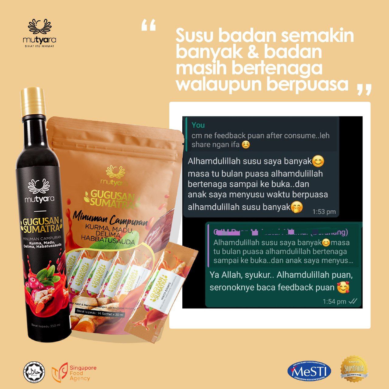 Jamu Mutyara Black Bottle - Mutyara